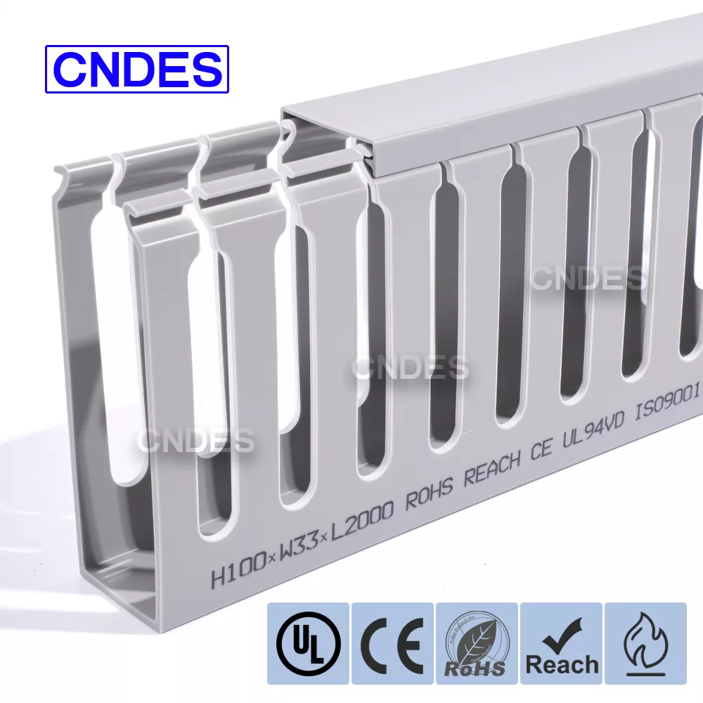 100 × 33 Manajemen Kabel Rak Server