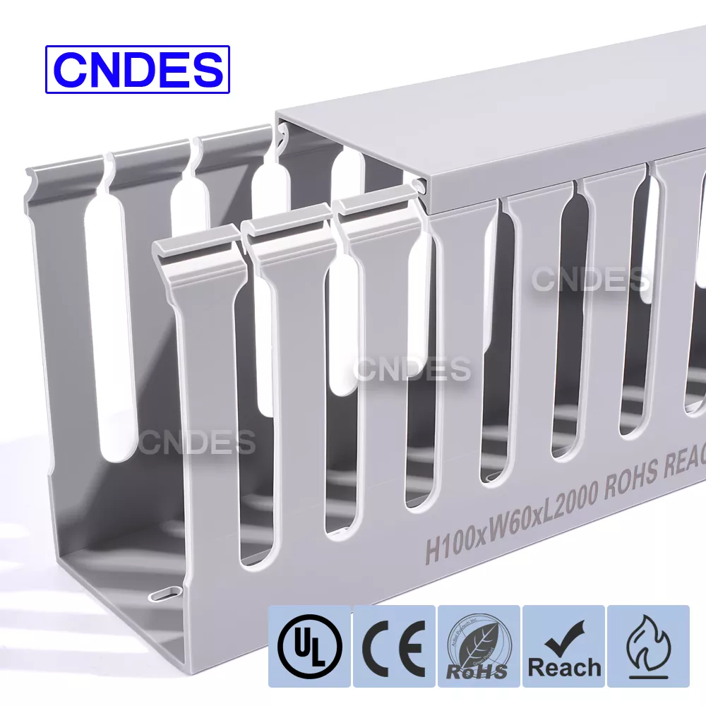 100 × 60 Saluran PVC Kanggo Panel Listrik