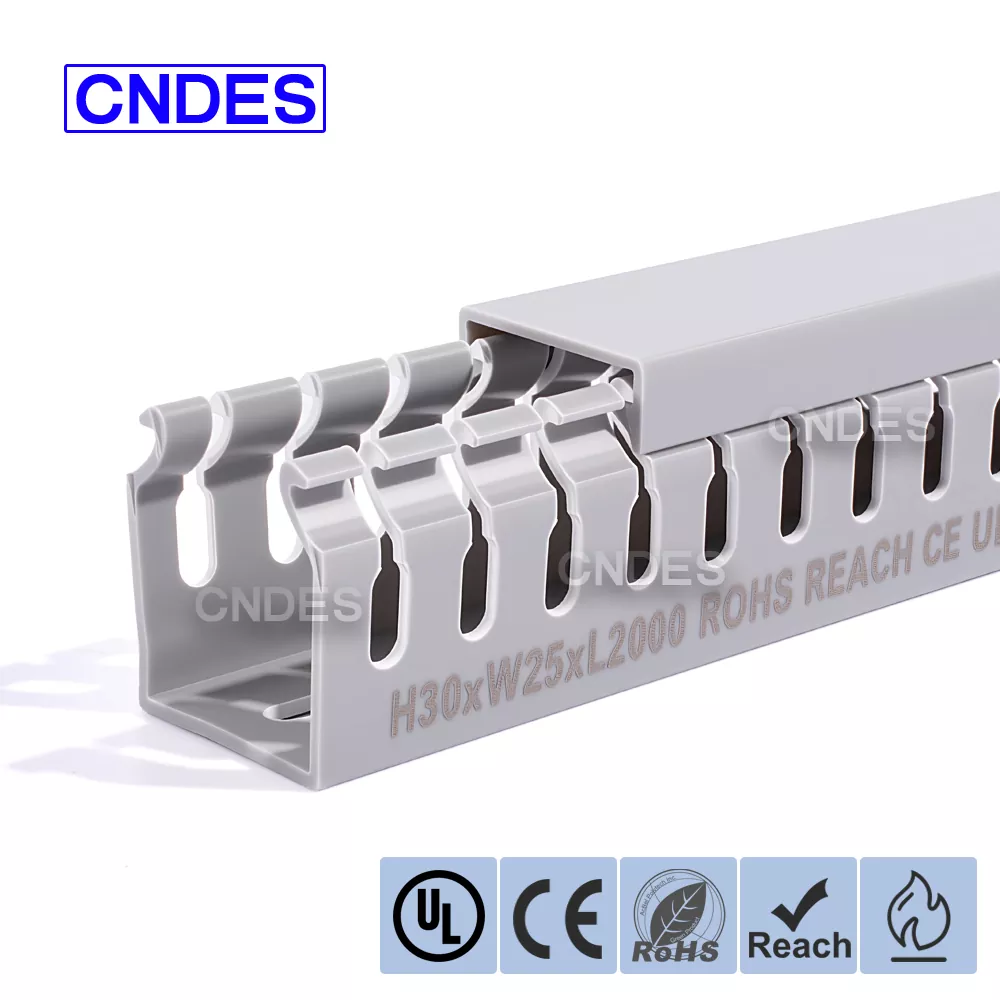 30× 25 Slotted PVC Wire Protection Duct