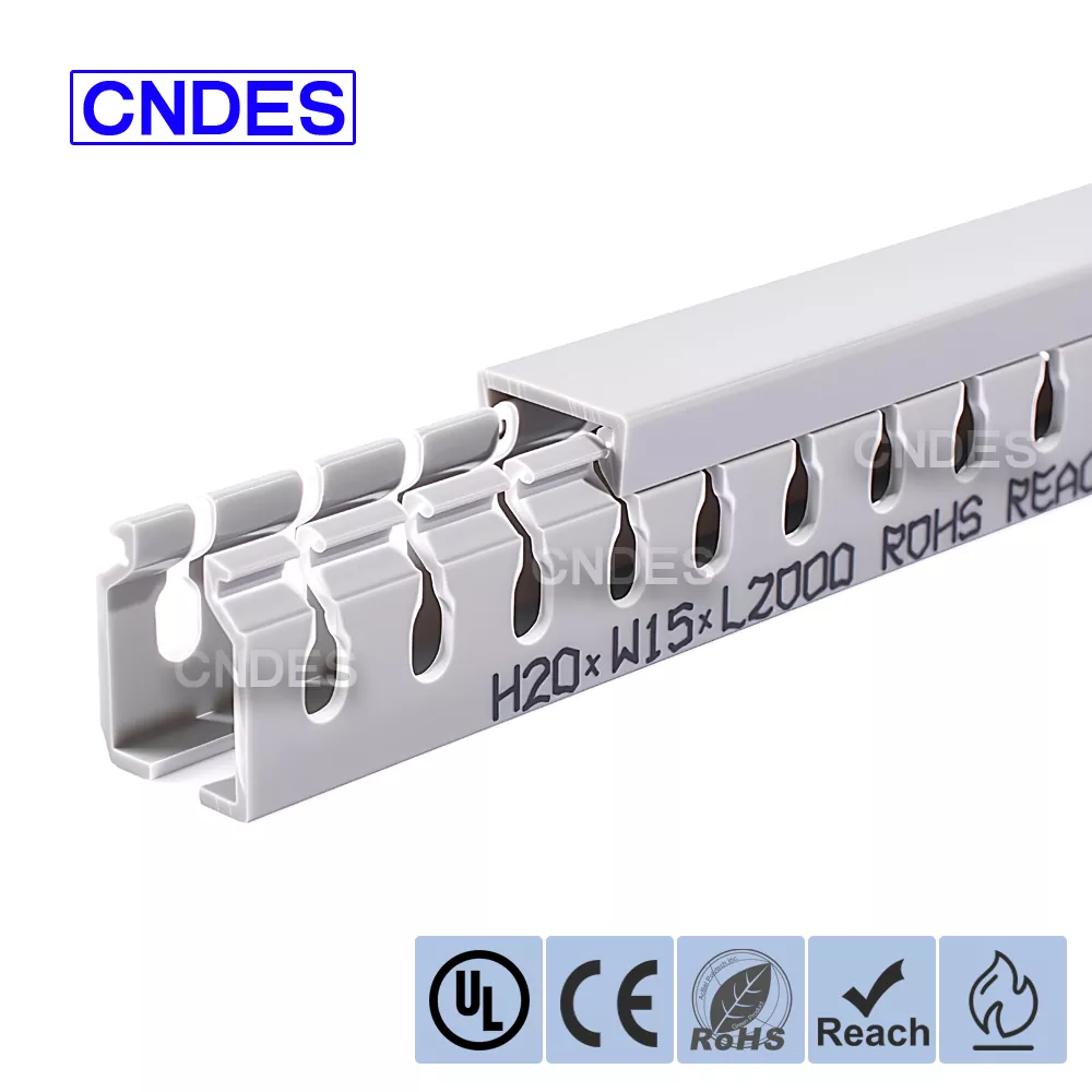 20mm Dhuwur Slotted PVC Kawat Listrik Duct